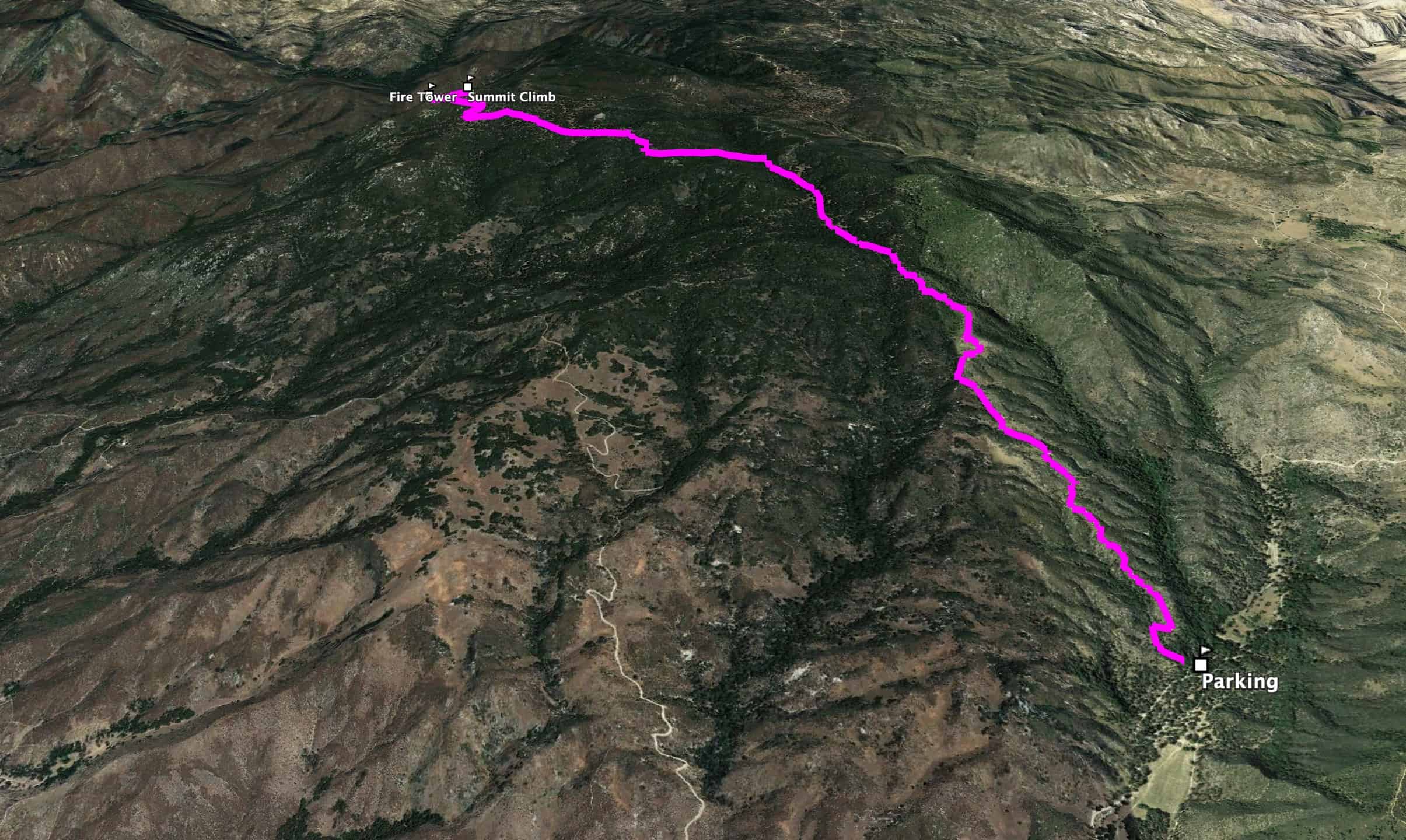 Hot Springs Mountain 3d Map