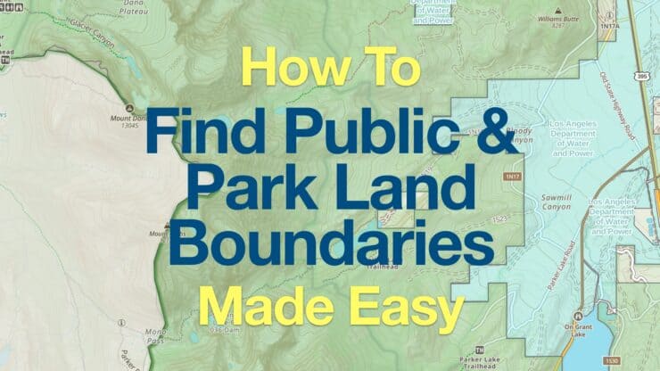 How to Find Public and Park Land Boundaries for Free