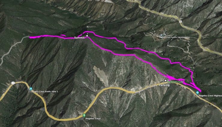 Hoyt Mountain Hike 3d Map