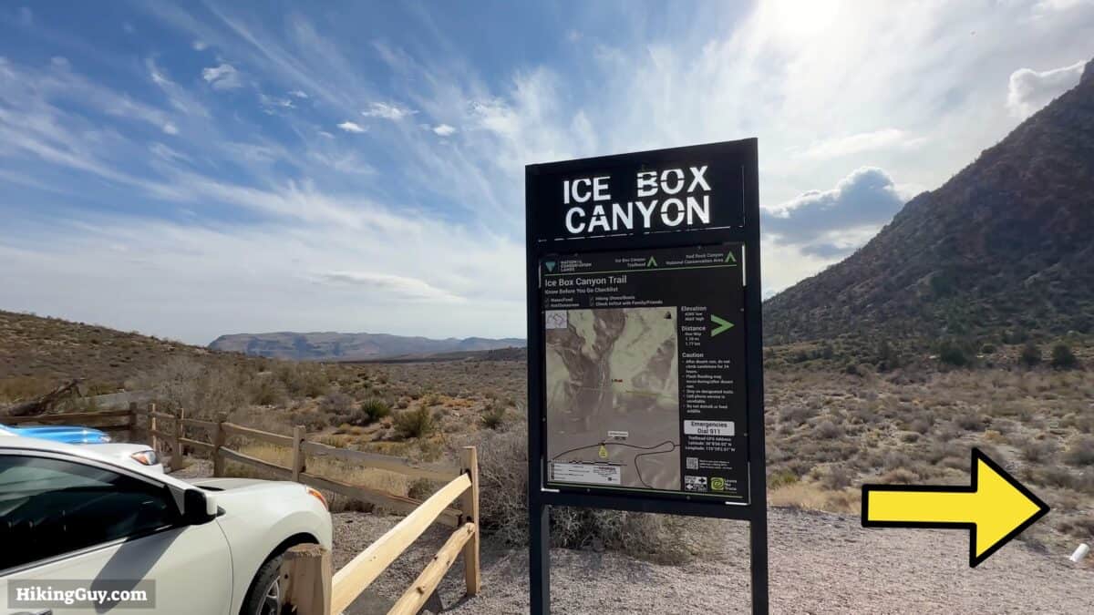Ice Box Canyon Hike Directions 1