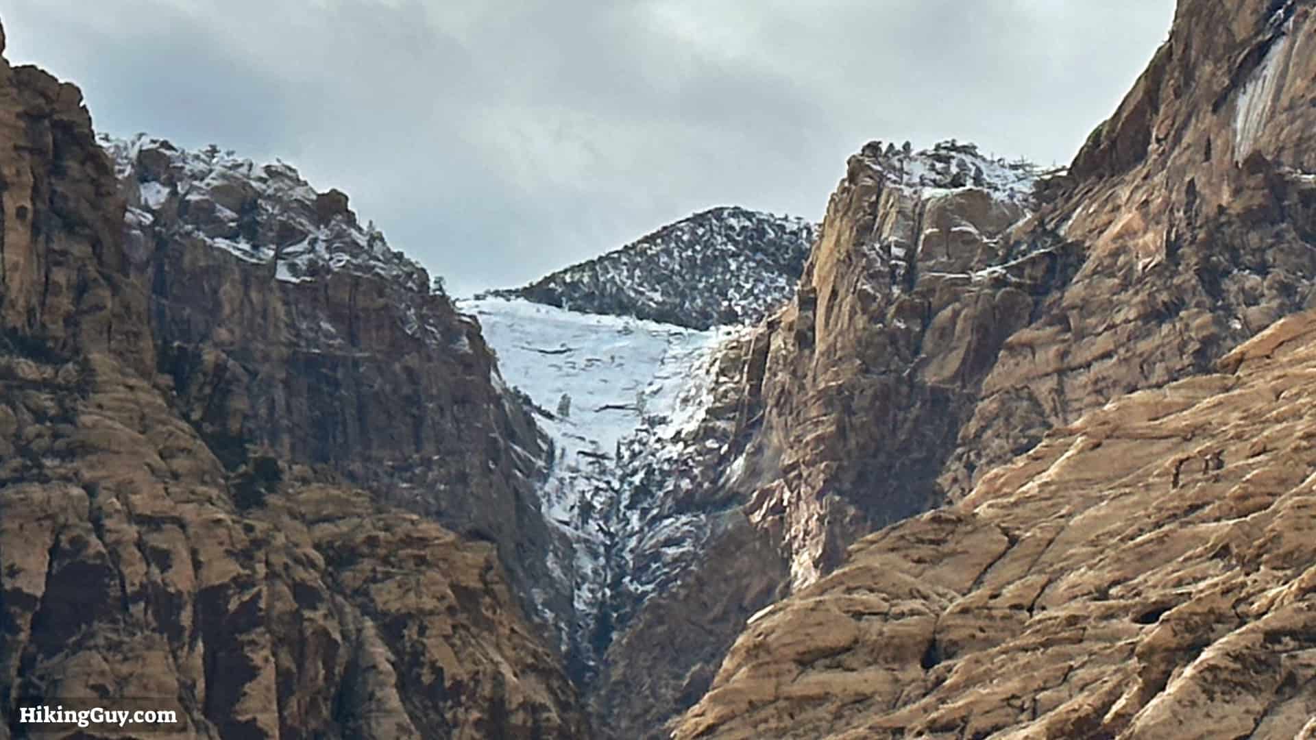 Ice Box Canyon Hike Snow