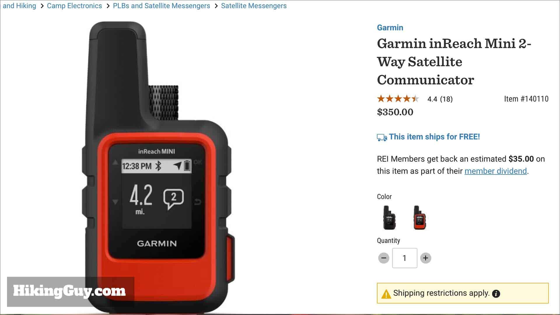 Inreach Mini Buy Rei