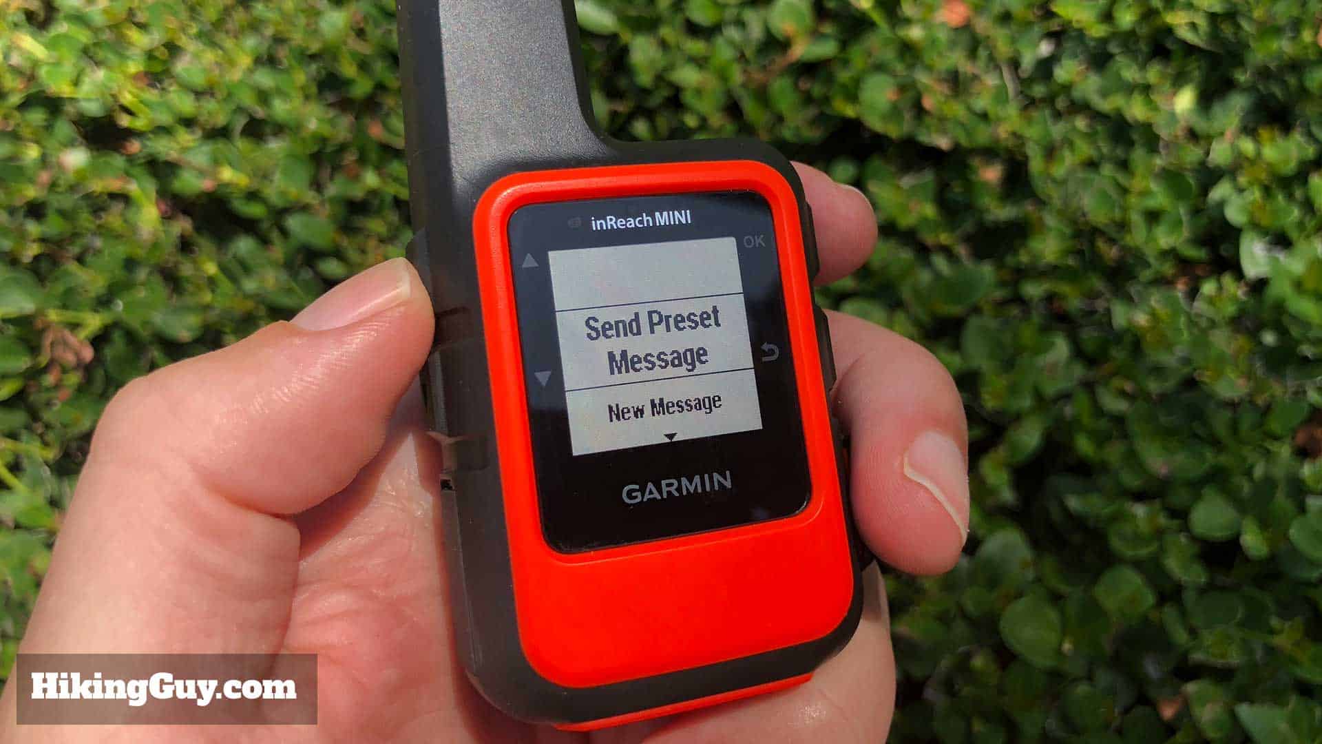 Inreach Mini Preset Message