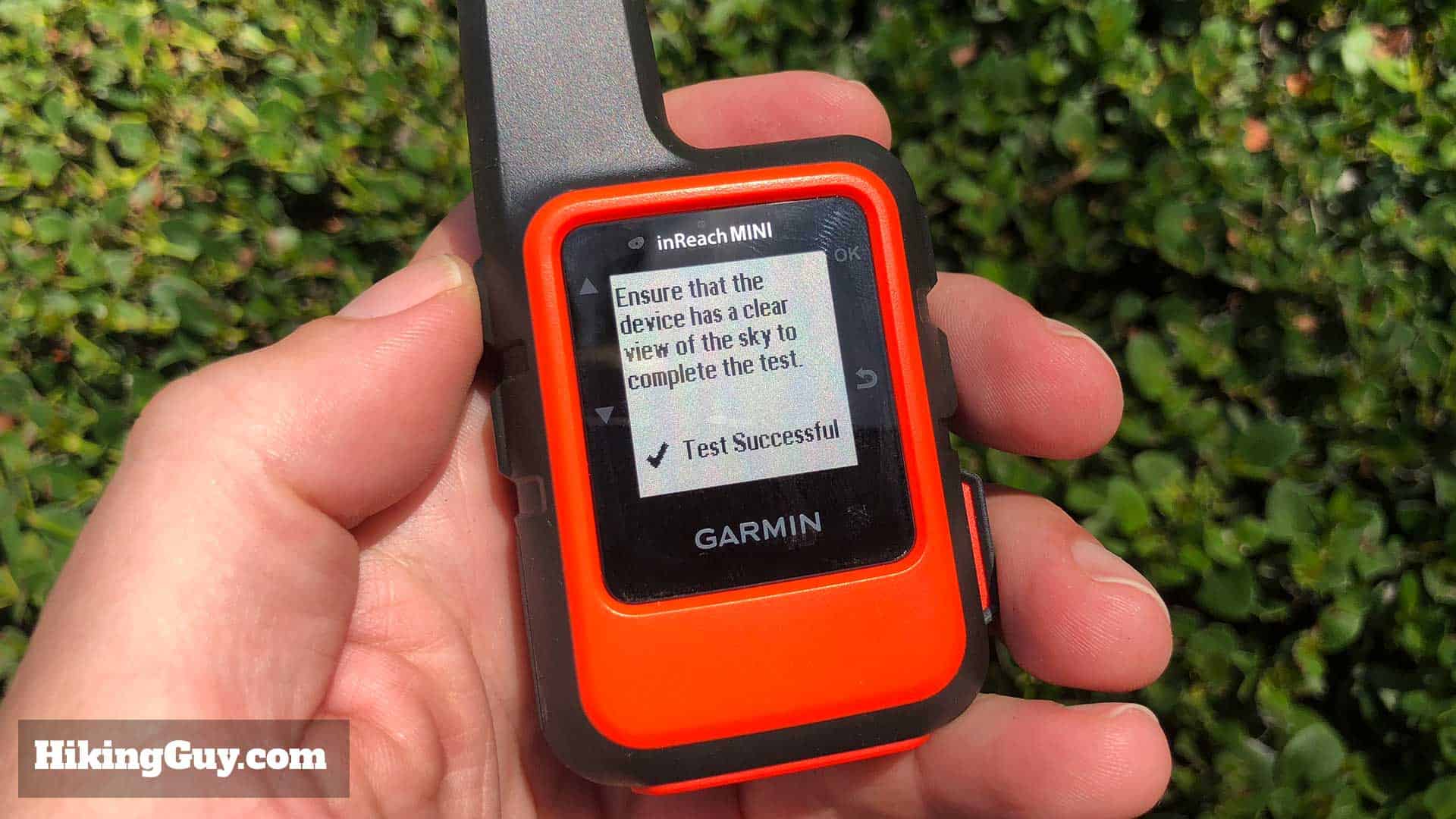 Inreach Mini Test Message