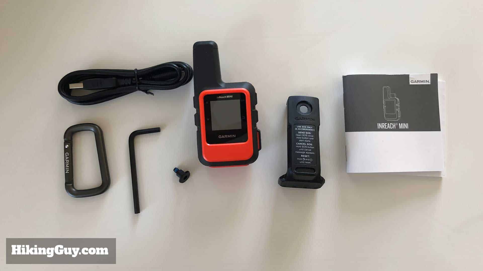 Inreach Mini Unboxing Parts