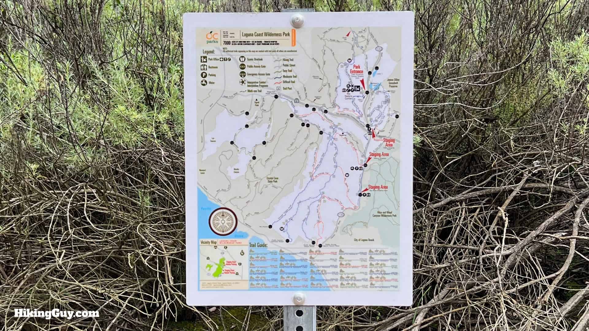 Laguna Coast Wilderness Hike Directions 3