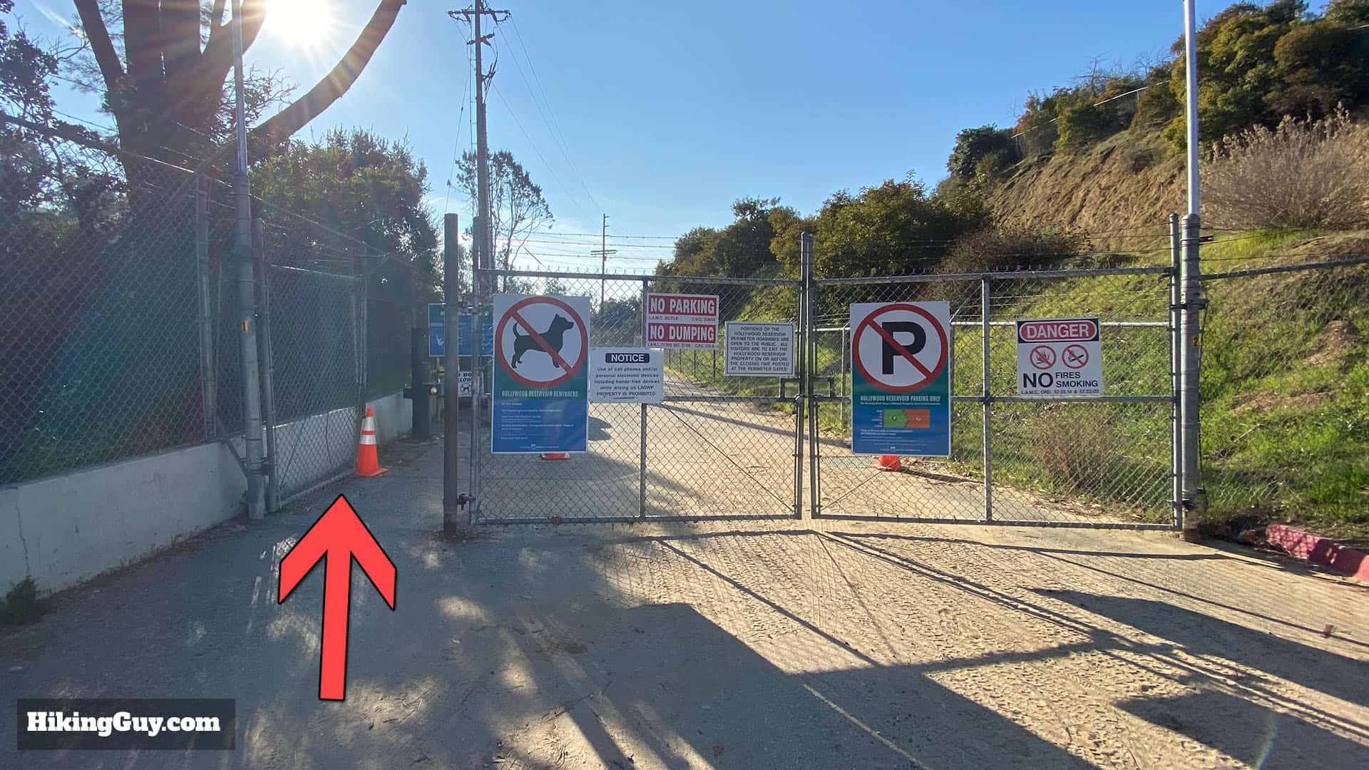 Lake Hollywood Hike Directions 4