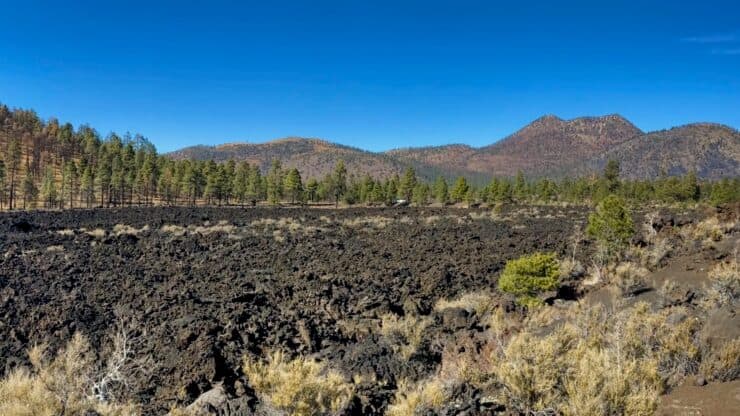 Lava Flow Trail Sunset Crater Featured