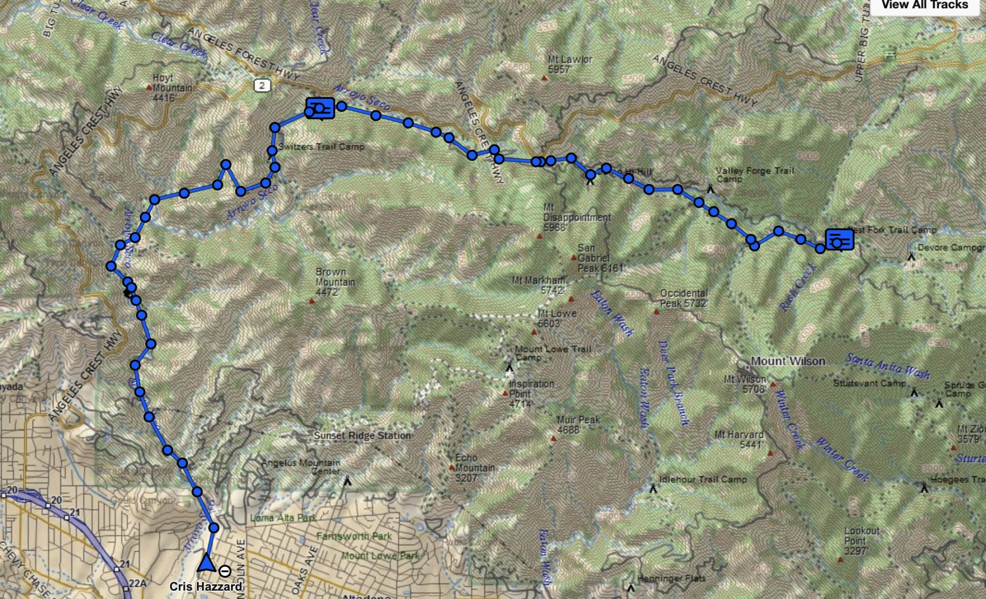 Live Track Screen
