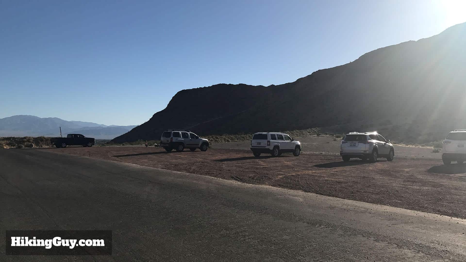 lone mountain trail hike parking