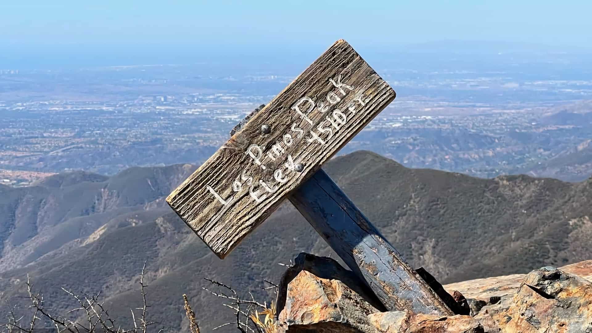 Hike Los Pinos Peak (Orange County)