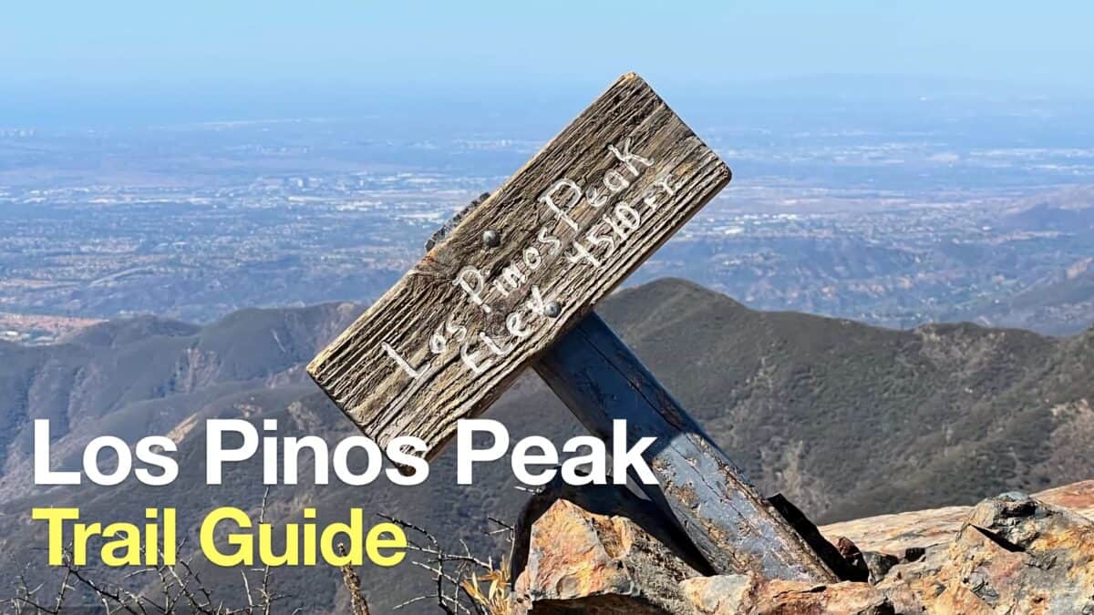 Hike Los Pinos Peak (Orange County)