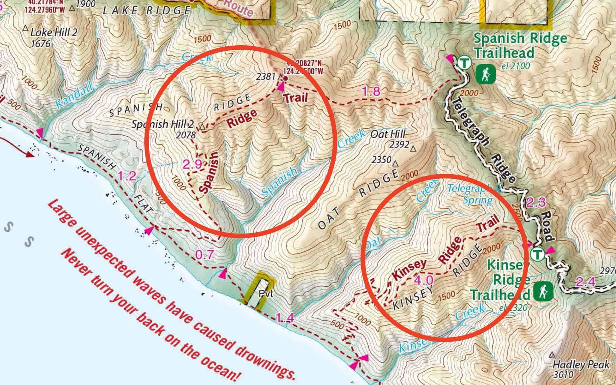 Lost Coast Bail Out Trails