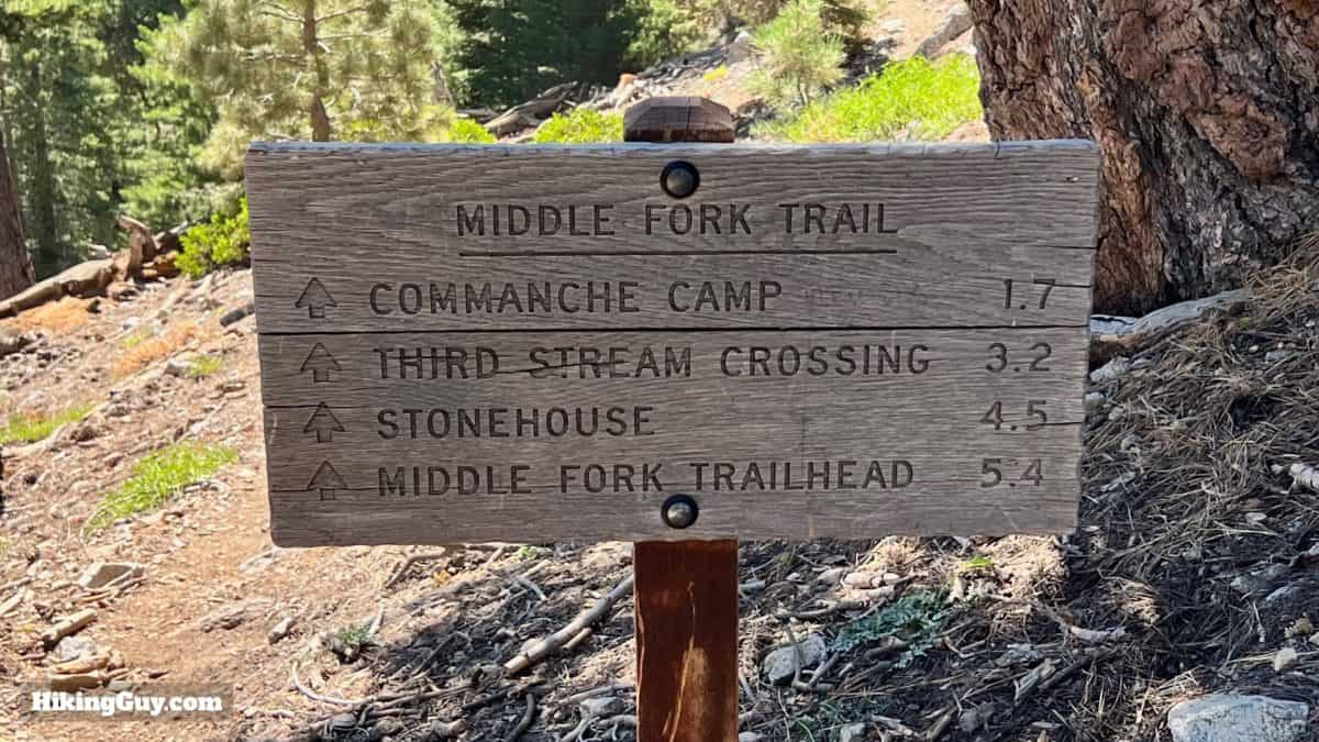 Middle Fork Trail Lytle Creek Directions 48