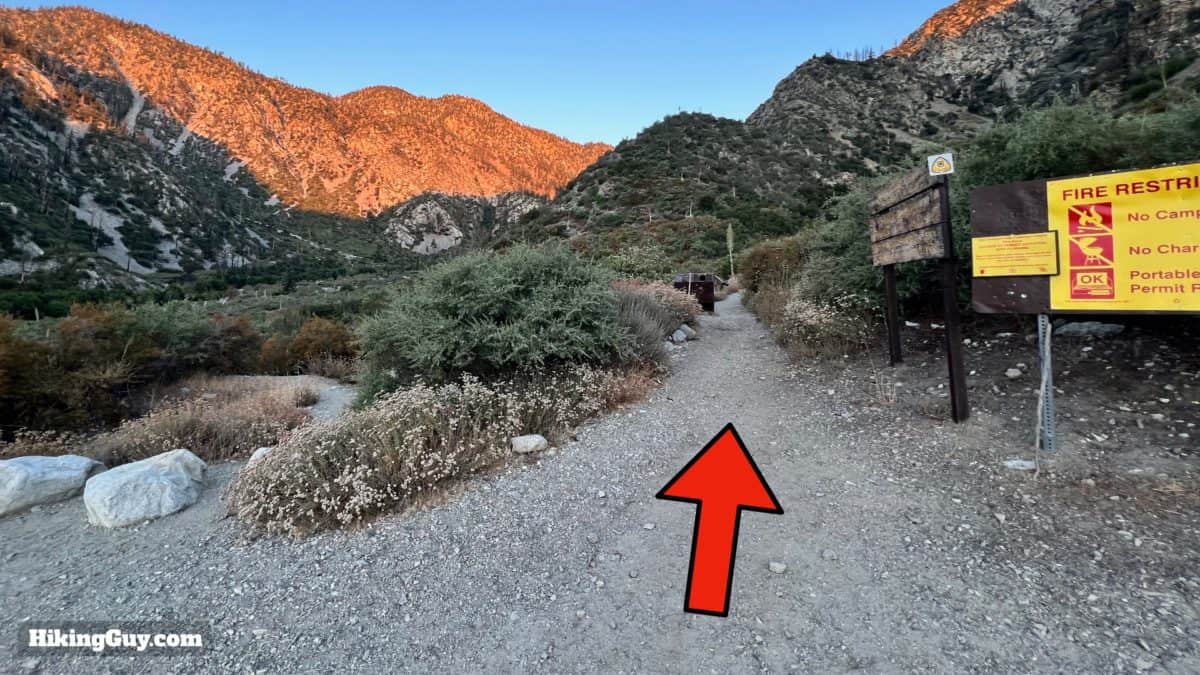 Middle Fork Trail Lytle Creek Directions 6
