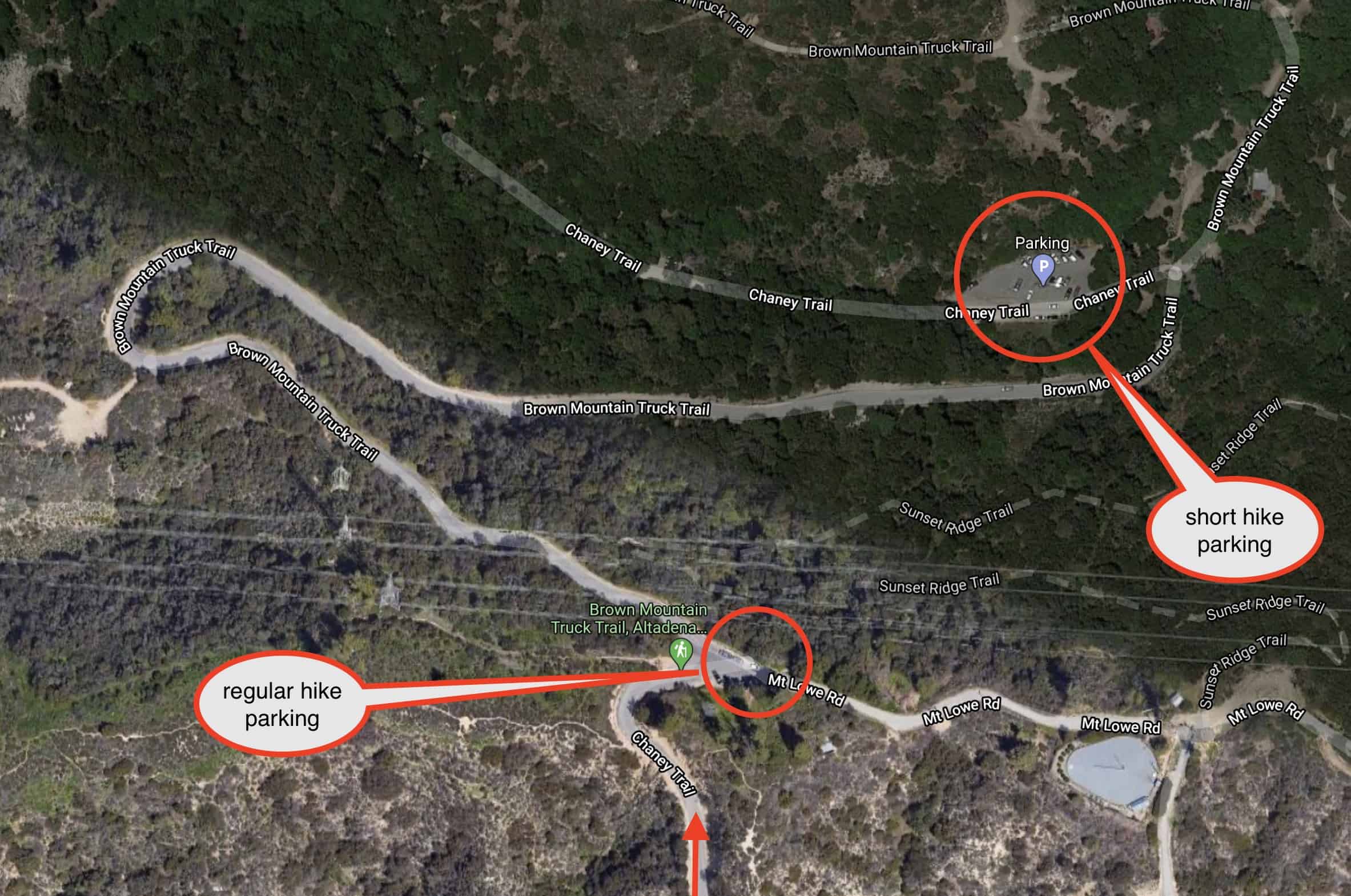 Millard Falls Parking Options
