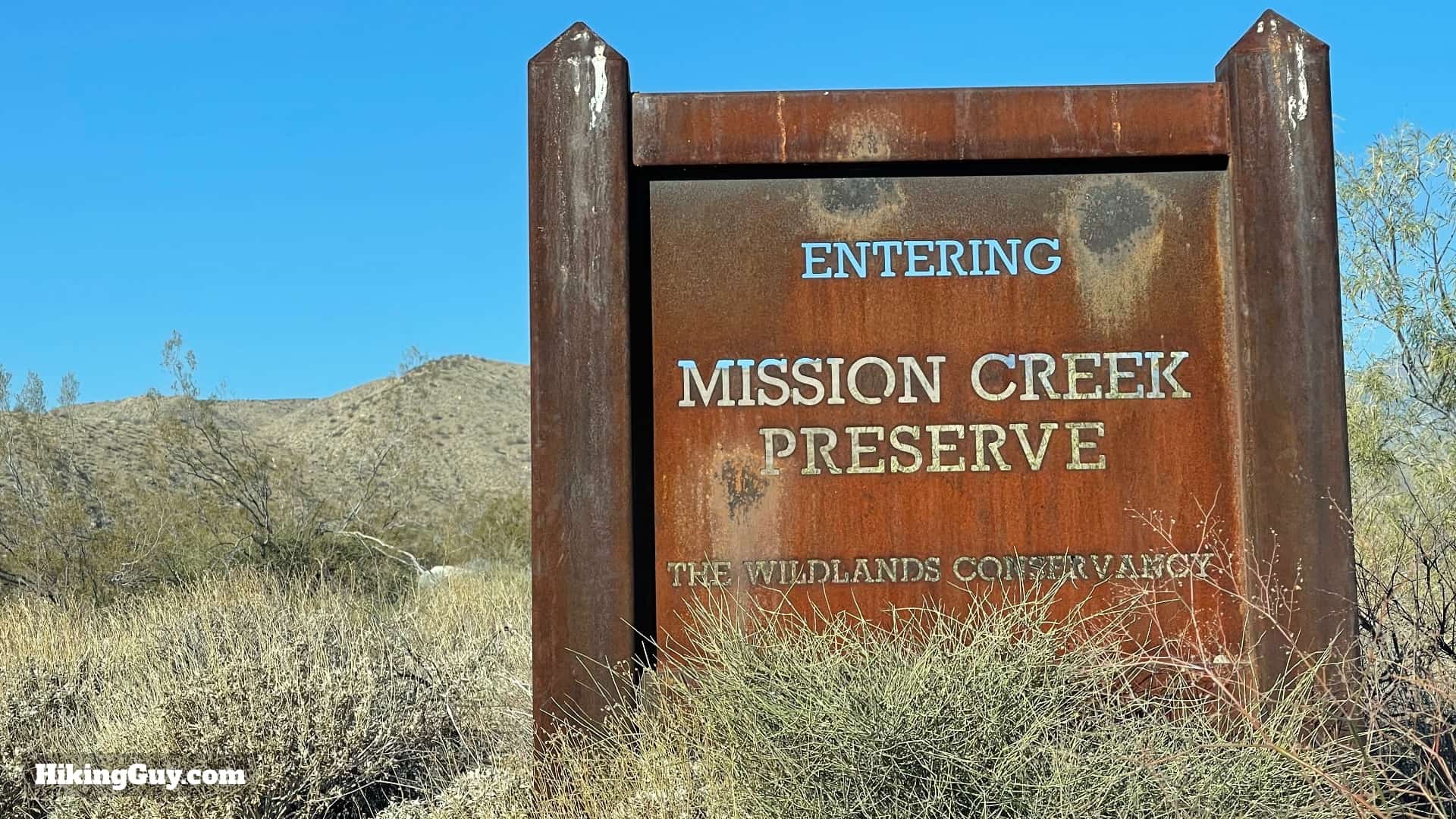 Mission Creek Preserve Hike Directions 2