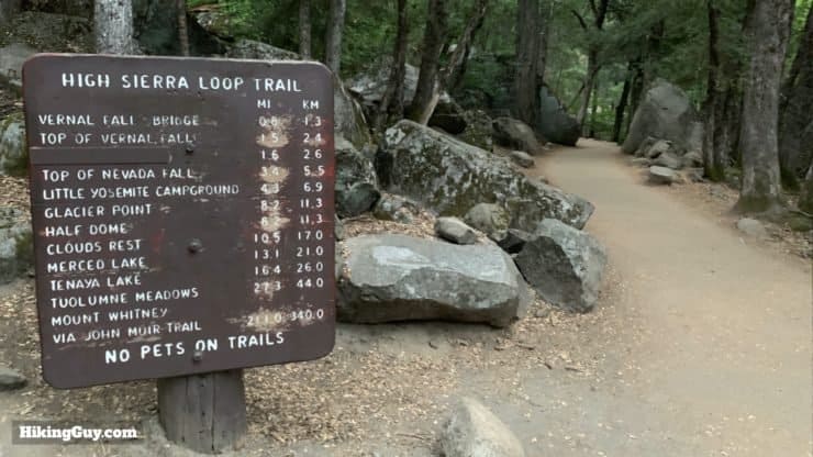 Mist Trail Yosemite Directions 7