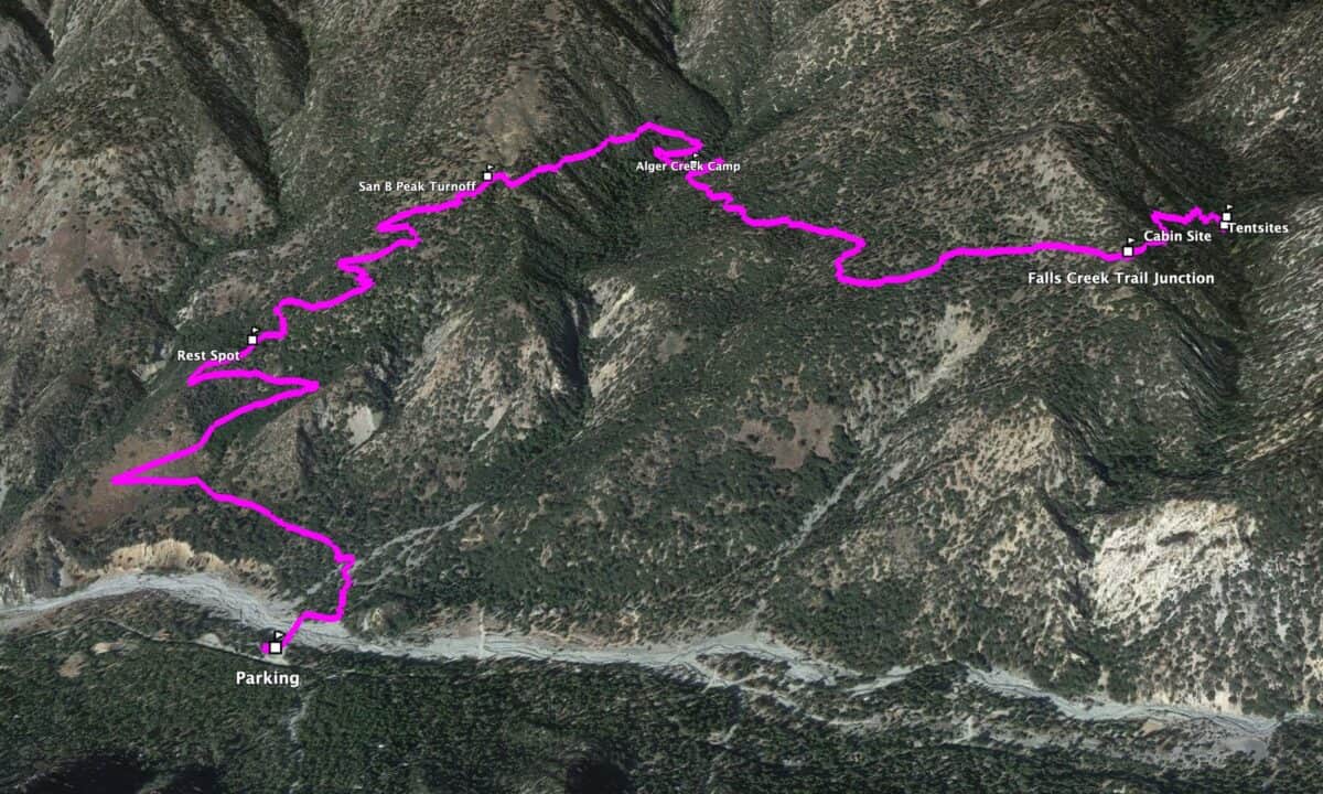 Momyer Creek Trail To Dobbs Cabin 3d Map