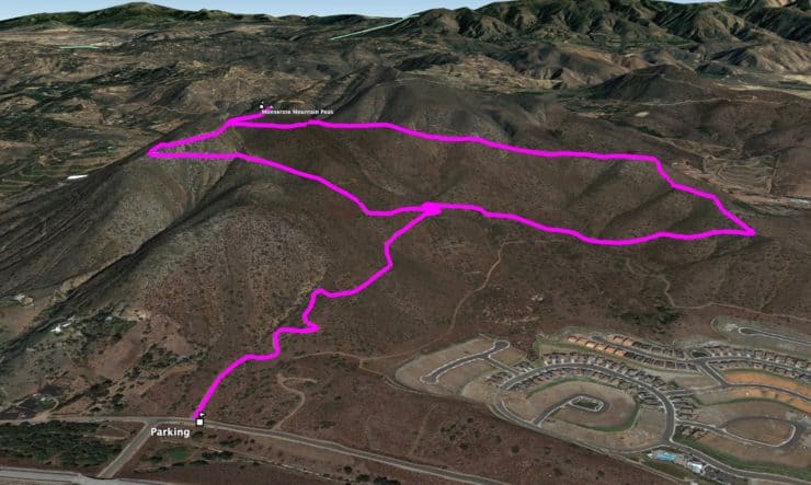Monserate Mountain Trail 3d Map
