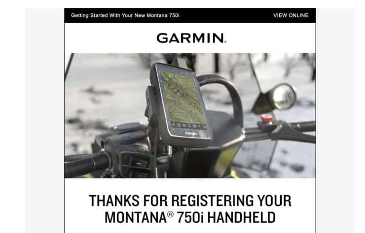 Montana 750i On Motorcycle
