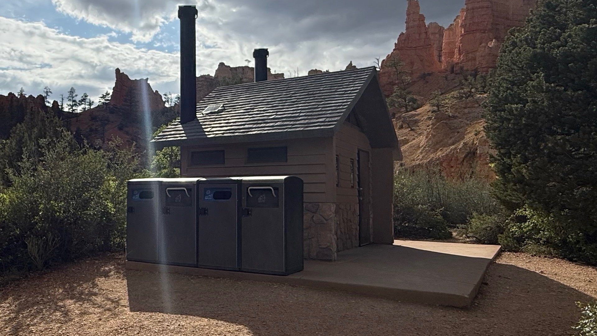 Mossy Cave Trail Toilet