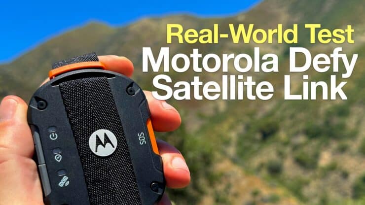 Motorola Defy Satellite Link Review