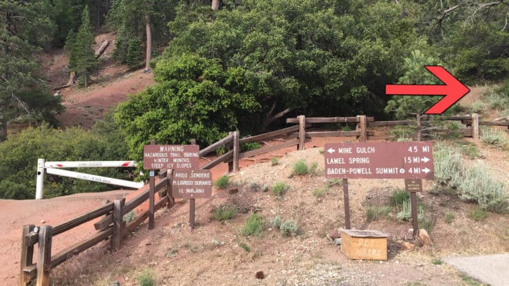 Mount Baden-Powell Hike trail