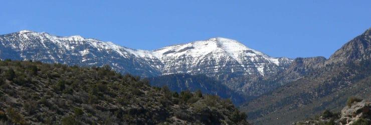 Mount Charleston From Kyle Canyon