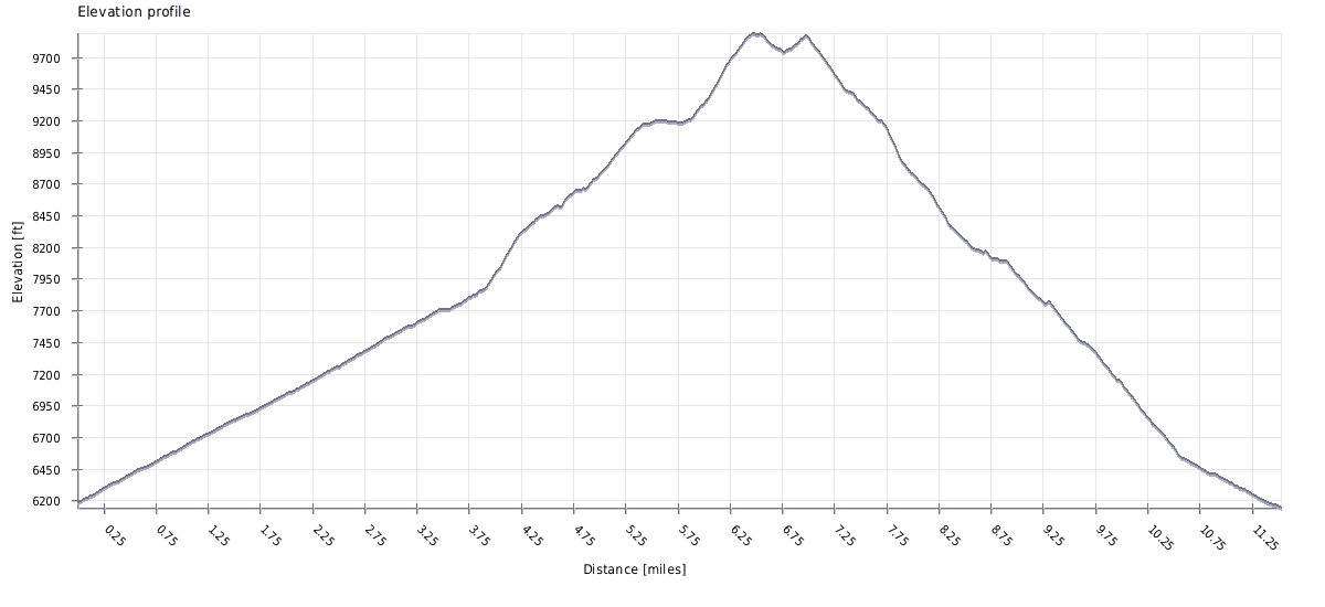 mt baldy hike elevation