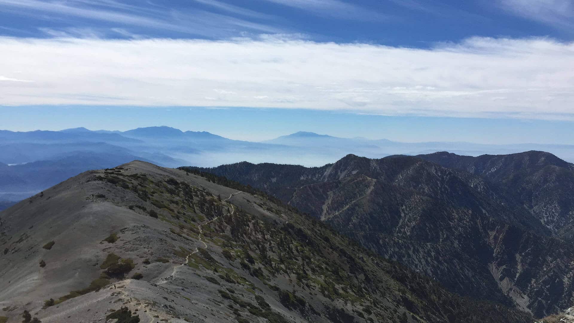 mt baldy hike views