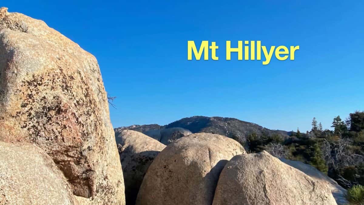 Mt Hillyer Trail Hike