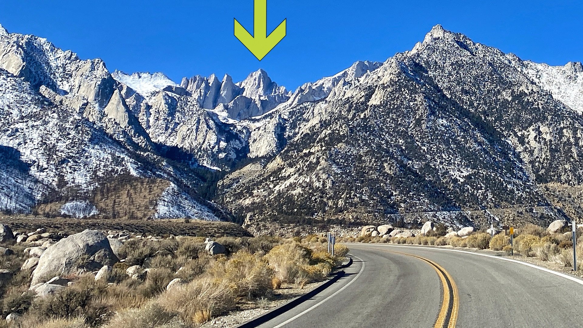 Mt Whitney From Portal Road