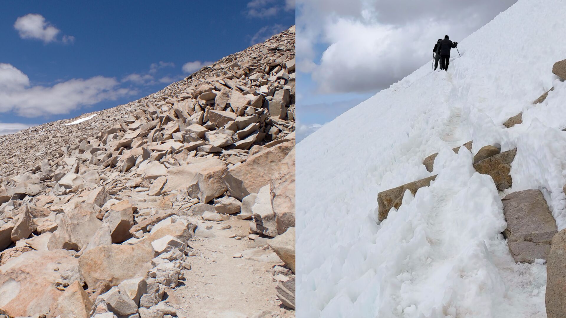 Mt Whitney June Vs September