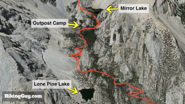 mt whitney trail map