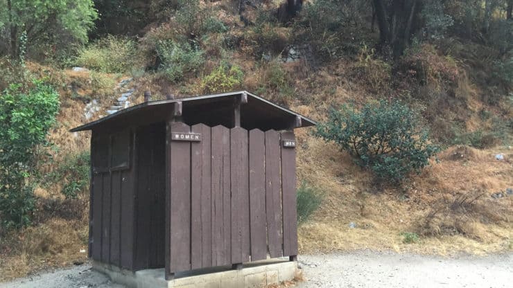 Mt Wilson Hike From Chantry Flat bathrooms