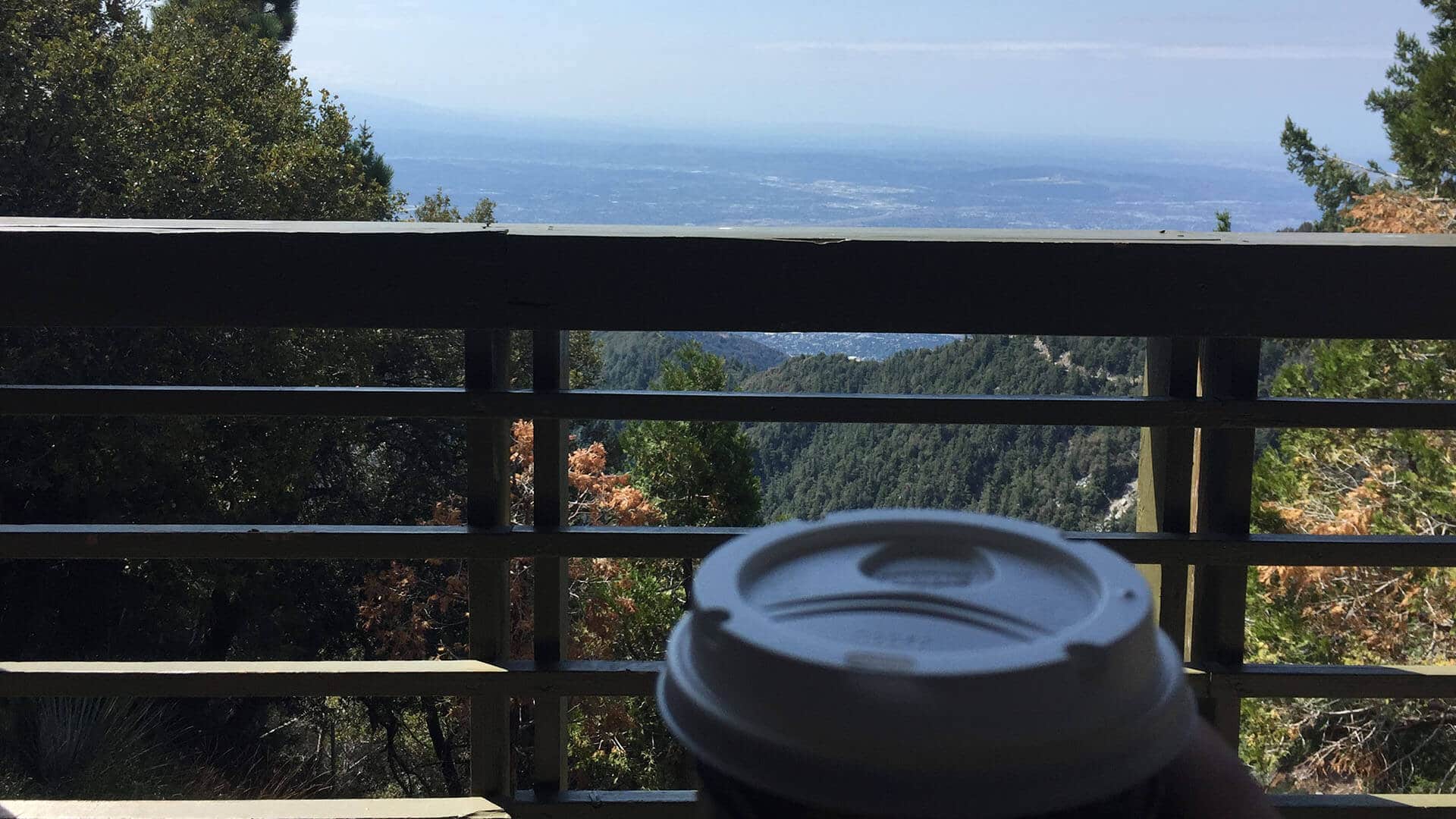 Mt Wilson summit views of LA