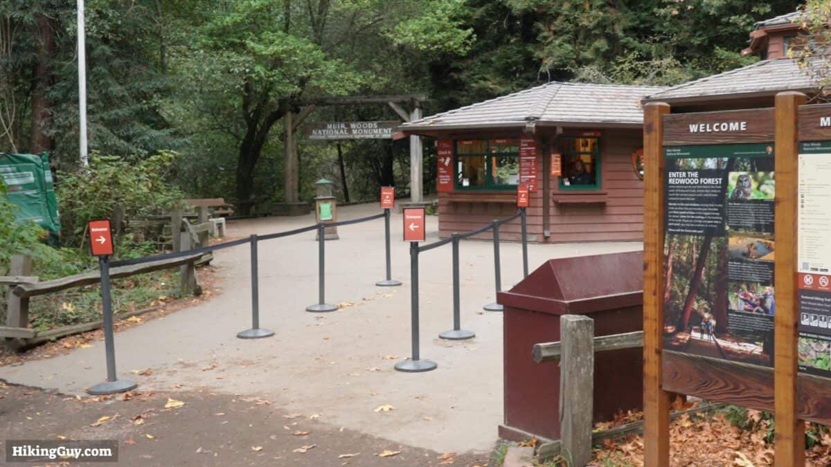 Muir Woods Park Entrance