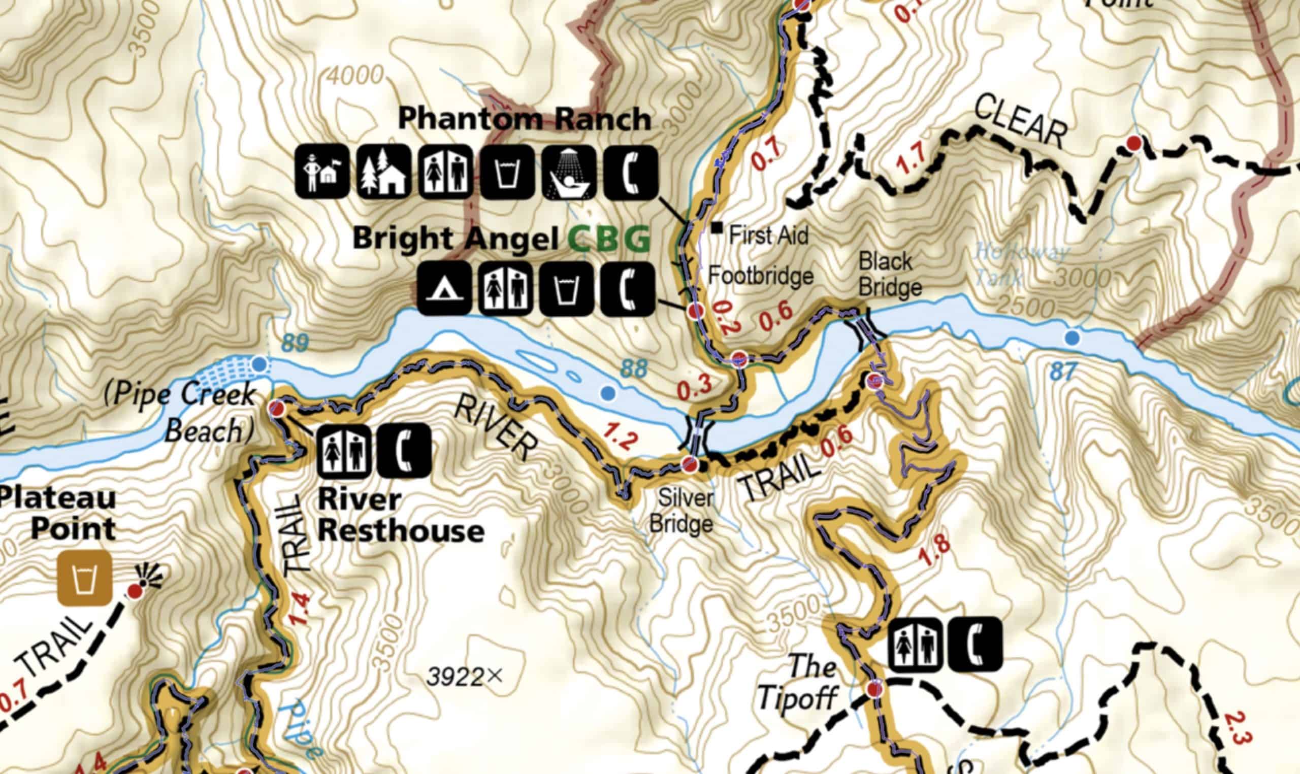 National Geographic Grand Canyon Map