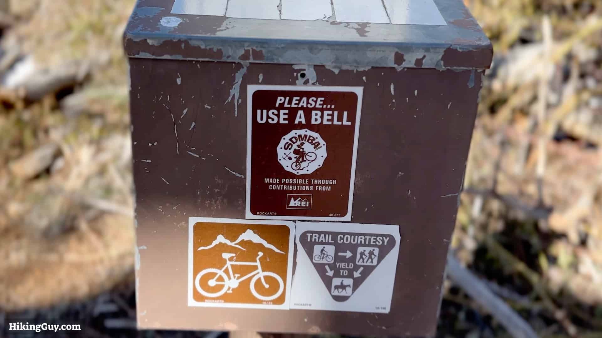 Nobel Canyon Mountain Bike Trail Register