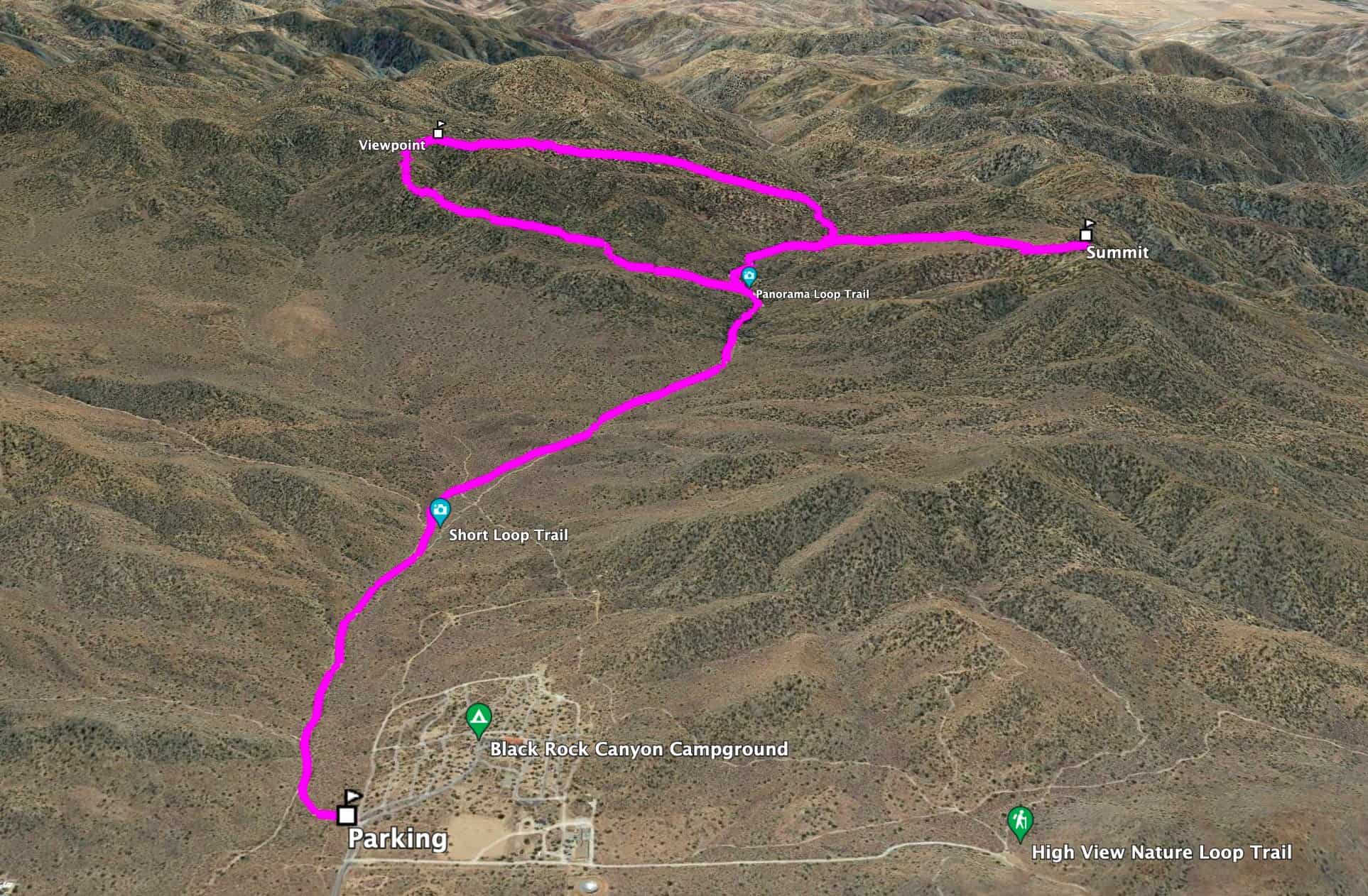 Panorama Loop And Warren Pea 3d Map