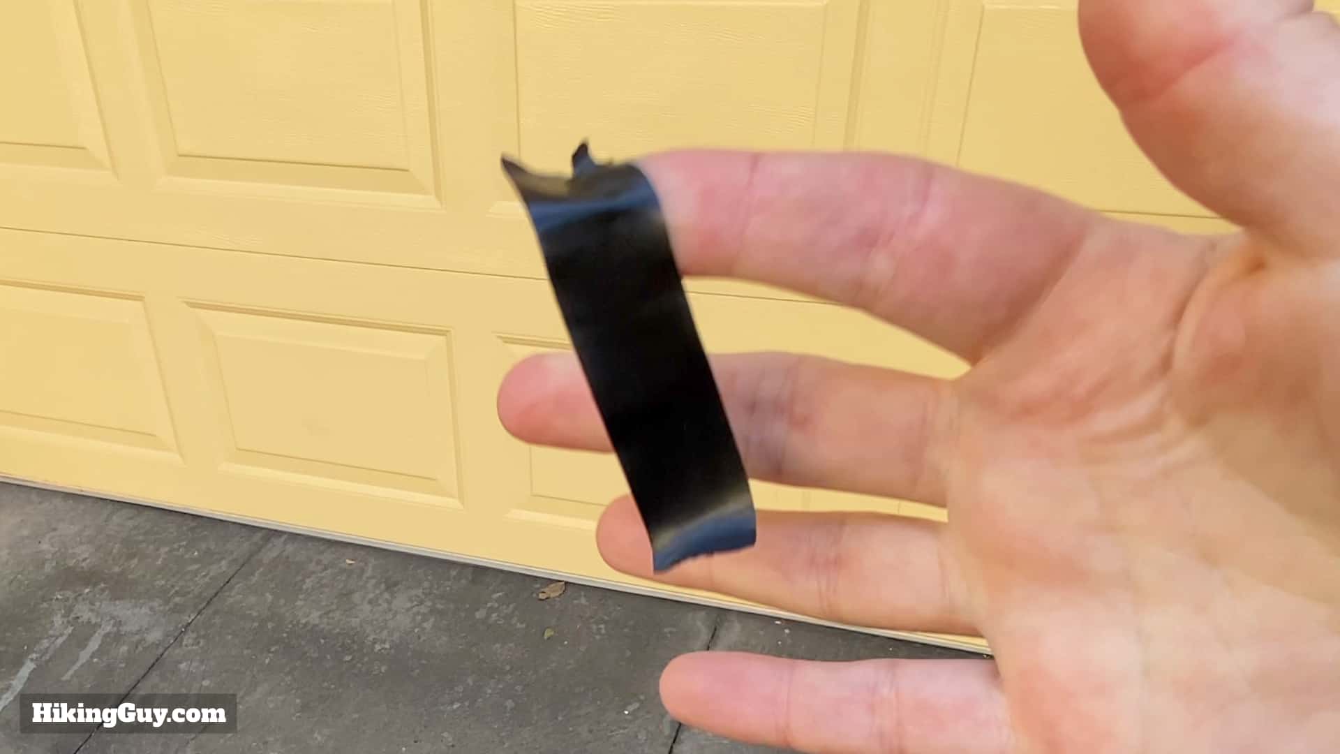 Peice Of Tape For Backpack Strap