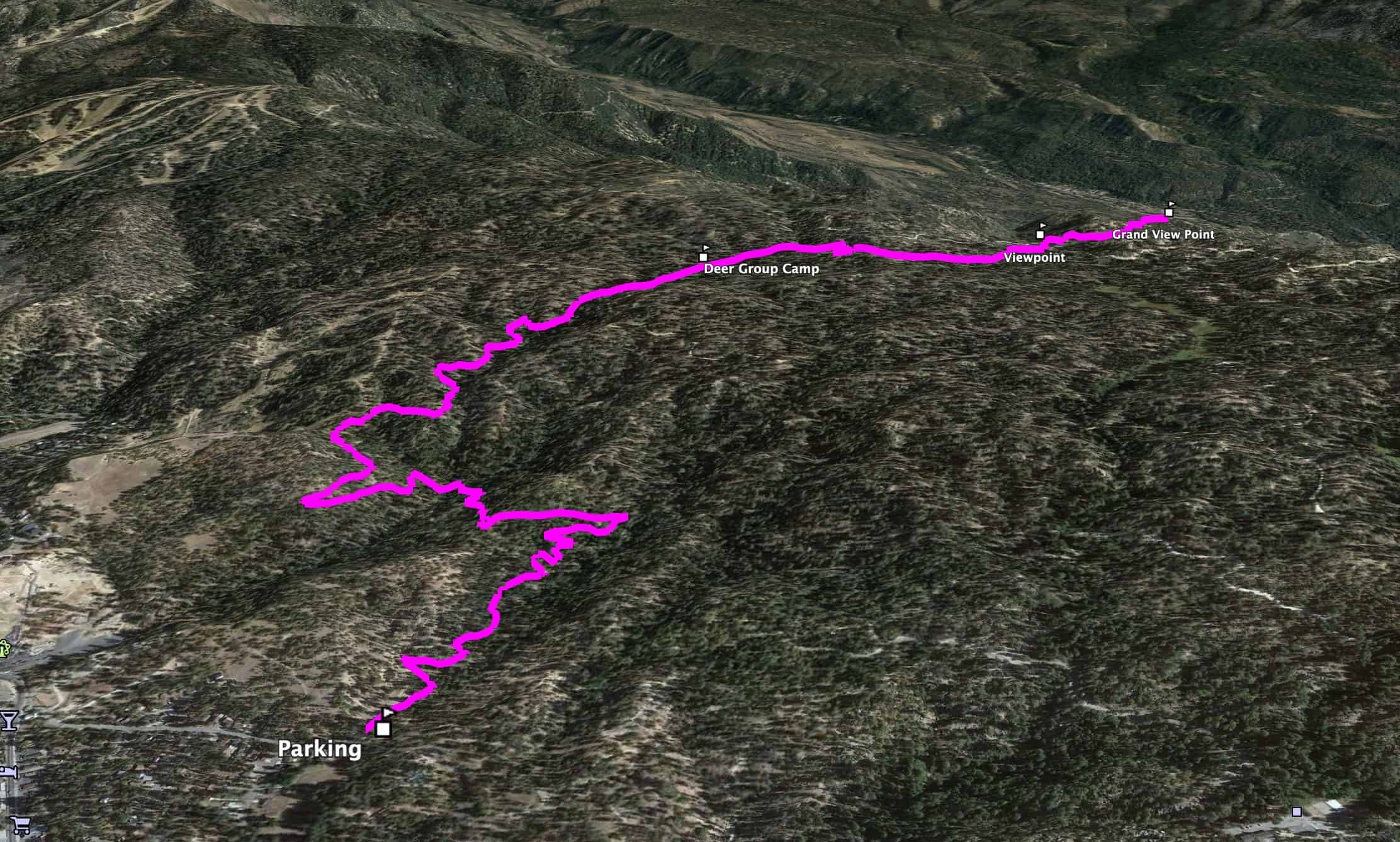 Pineknot Trail 360 Map