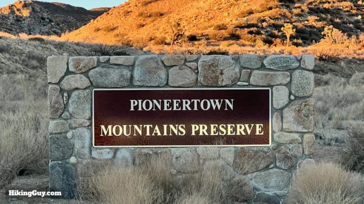 Pioneertown Mountains Indian Loop Directions 5