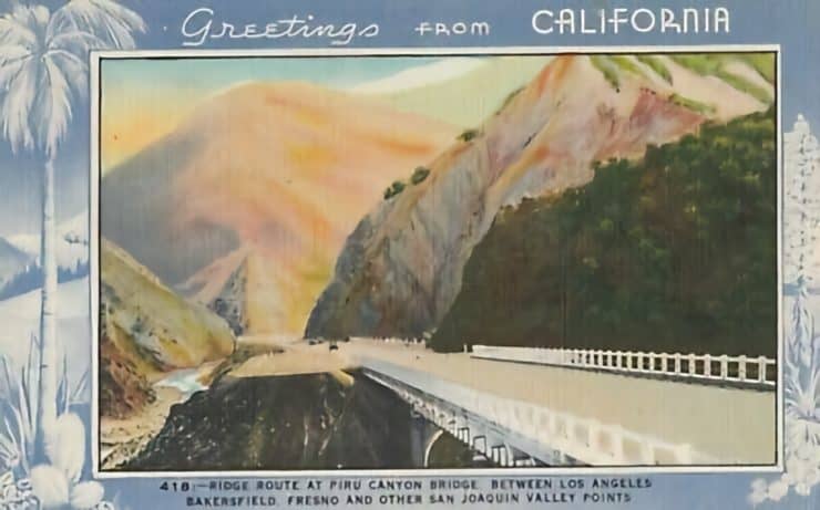Piru Canyon Postcard