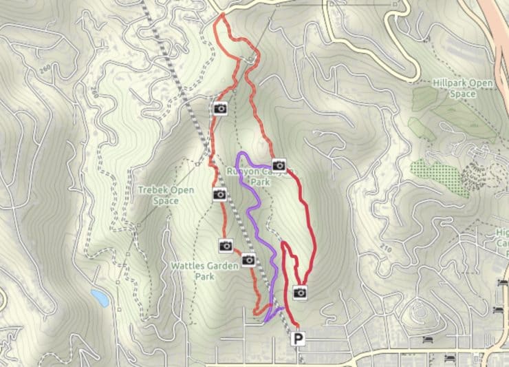 Runyon Hiking Routes