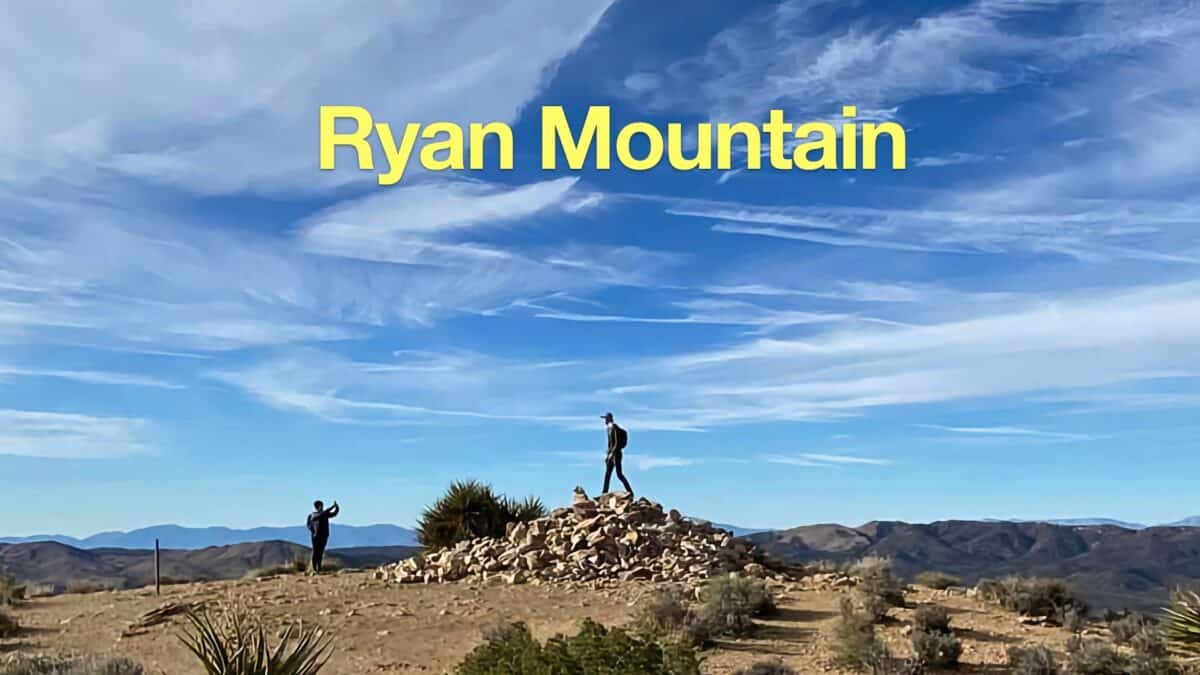Ryan Mountain Trail Hike