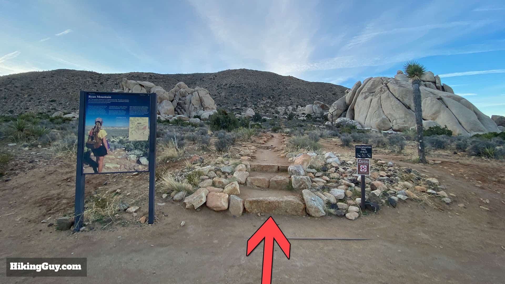 Ryan Mountain Trail Directions 3