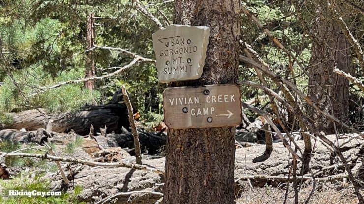 San Gorgonio Hike Vivian Creek Directions 22