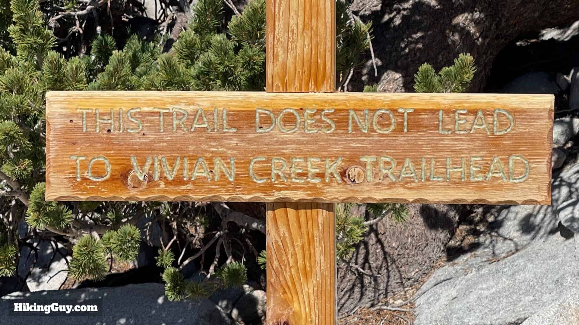 San Gorgonio Hike Vivian Creek Directions 60